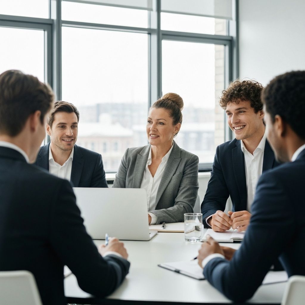 Legal professionals working together